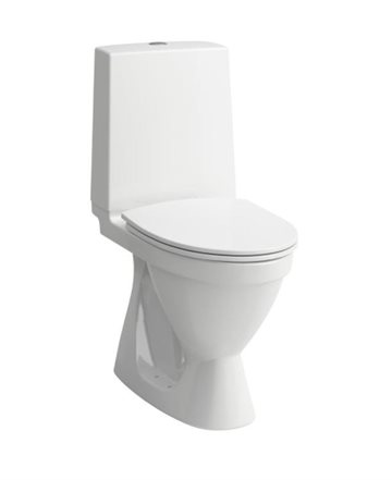 Laufen Rigo gulvstående toilet med skjult S-lås,  Hvid