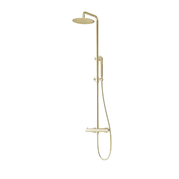 LAVABO Argo RS Komplet Brusesystem i børstet PVD messing