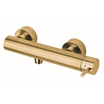 Paffoni Light Brusearmatur inkl. rosetter i honey gold