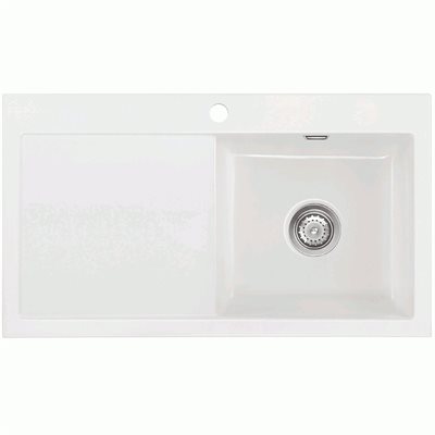 Lavabo Mera 90 Køkkenvask - Vask til højre 90 x51 cm, Nedfældning