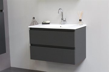 Sanibell Online møbelsæt 80x46cm m/skuffer, mat antracit (grå)