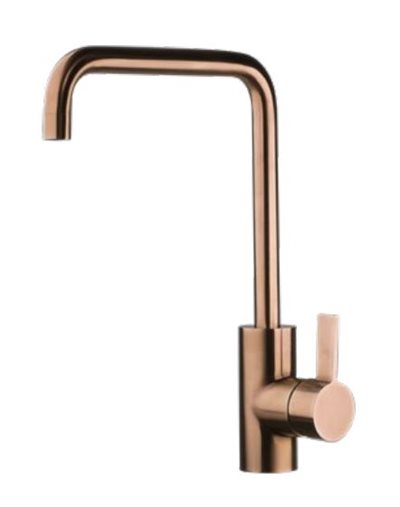 NOBA CK køkkenarmatur med U-tud, Børstet kobber