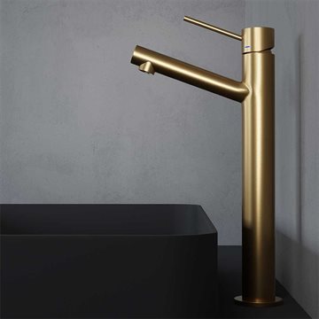 Scandtap Steel Vector High Sand Håndvaskarmatur (messing look)