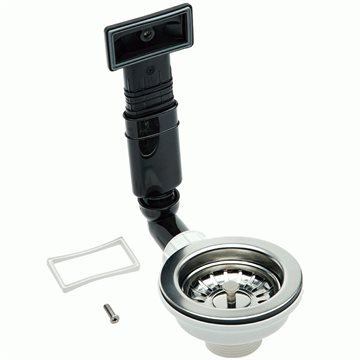 Lavabo / Reginox bundventil m/overløb M1720 - Krom