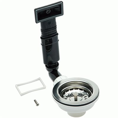 Lavabo / Reginox bundventil m/overløb M1720 - Krom