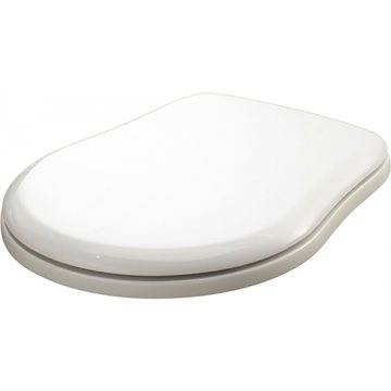 Lavabo Retro toiletsæde i hvid plast