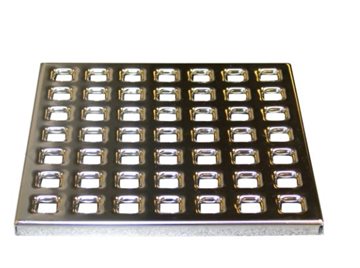 146 mm afløbsrist uden udskæring