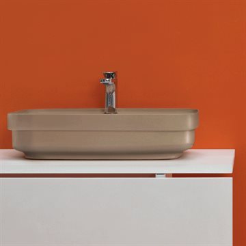 Lavabo TriBeCa håndvask 60x43cm - Mat brun