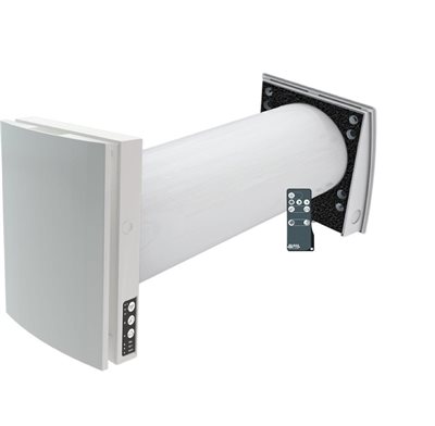 Duka varmegenvinding One S6B Plus til vådrum og badeværelser, Ø160 mm