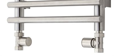 TVS Ligeløbende ventilsæt i børstet rustfrit stål