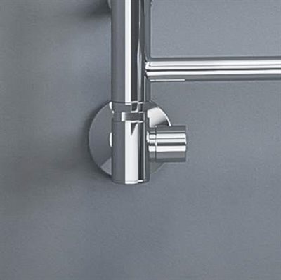 Strømberg Kombiventilsæt, krom, hjørne, ½" muffe