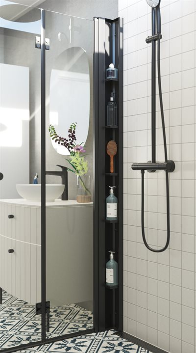 Dansani tower reol, brusereol med flytbare hylder, fås i flere farver