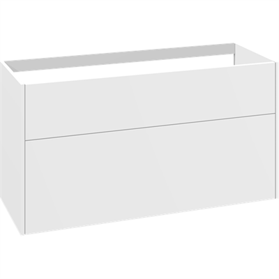 Dansani You Classic 120 cm Vaskeskab med to skuffer og udskæring i øverste skuffe for afløb - fås i flere farver